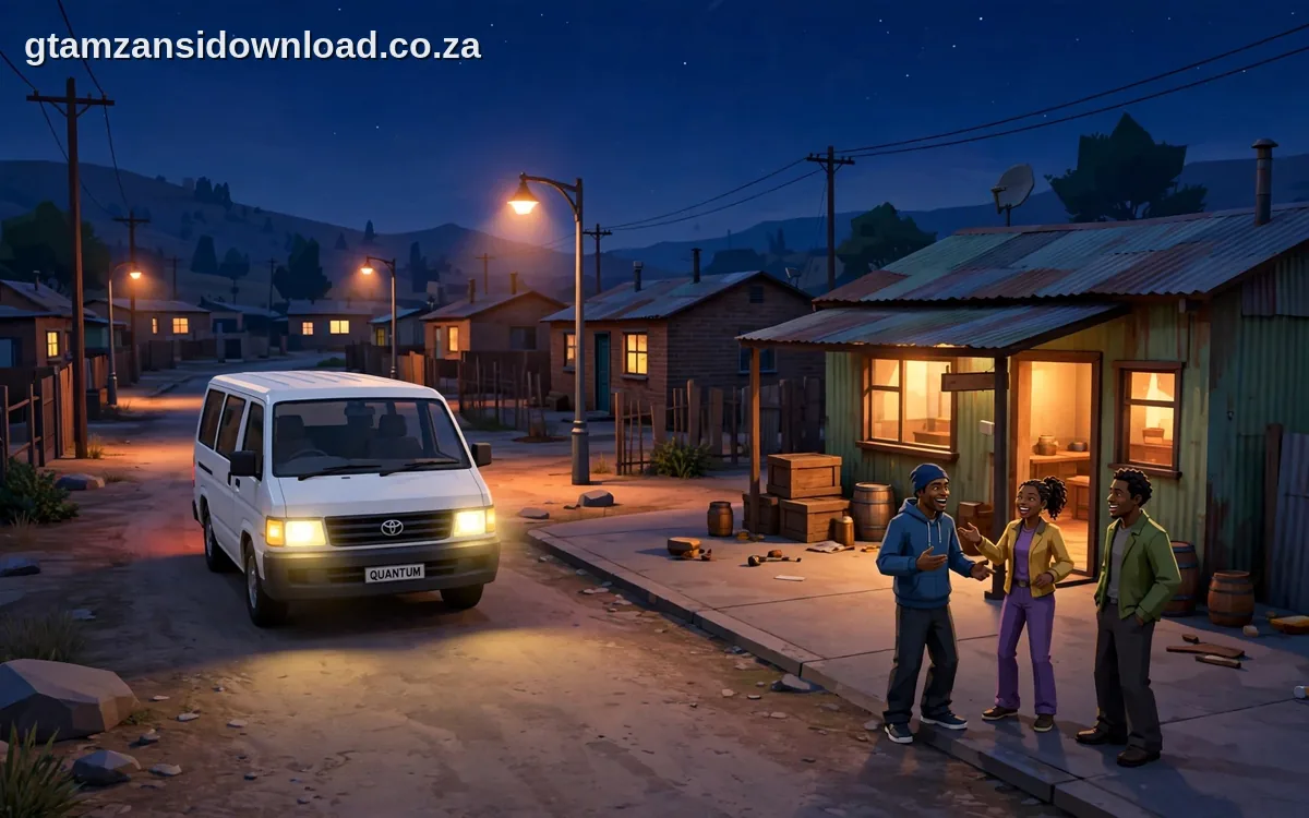 toyota quantum taxi in gta mzansi kasi vibes